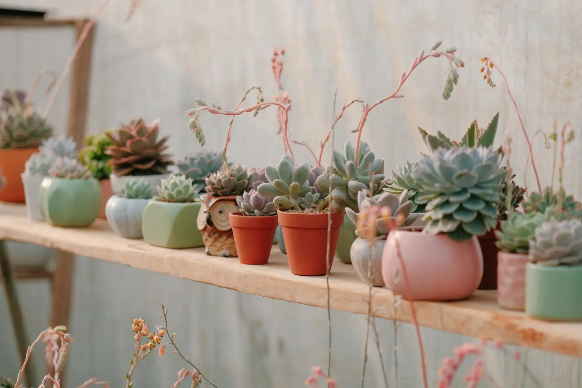 Hands mixing succulent potting soil with perlite and sand ingredients on a table